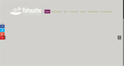 Desktop Screenshot of fatoucherestaurant.com
